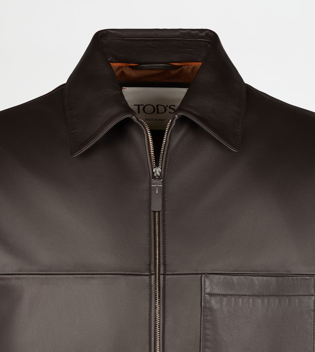 Tod's Overshirt in Leather ( pre owned)