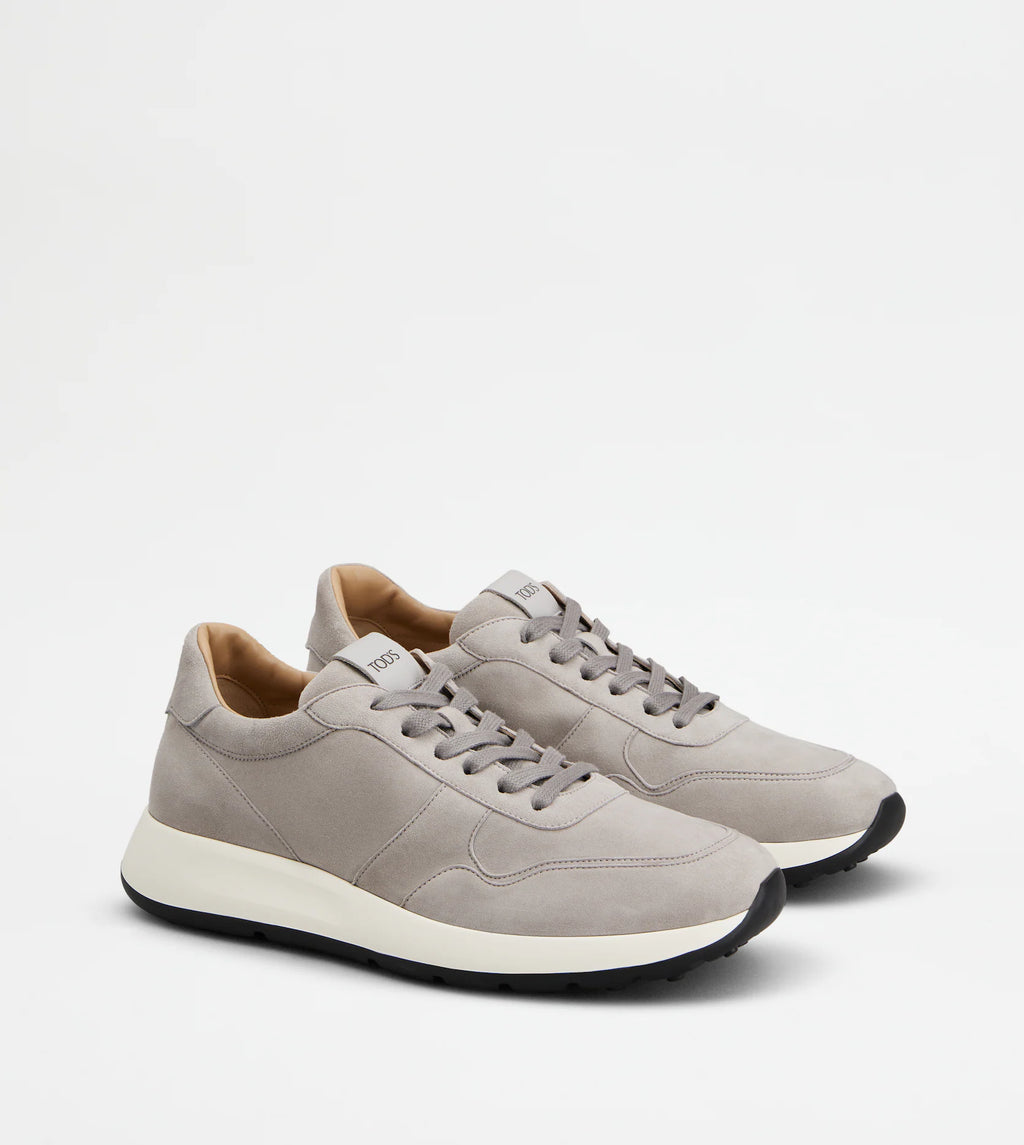 Tod's Red Dot Sneakers in Pashmy Suede