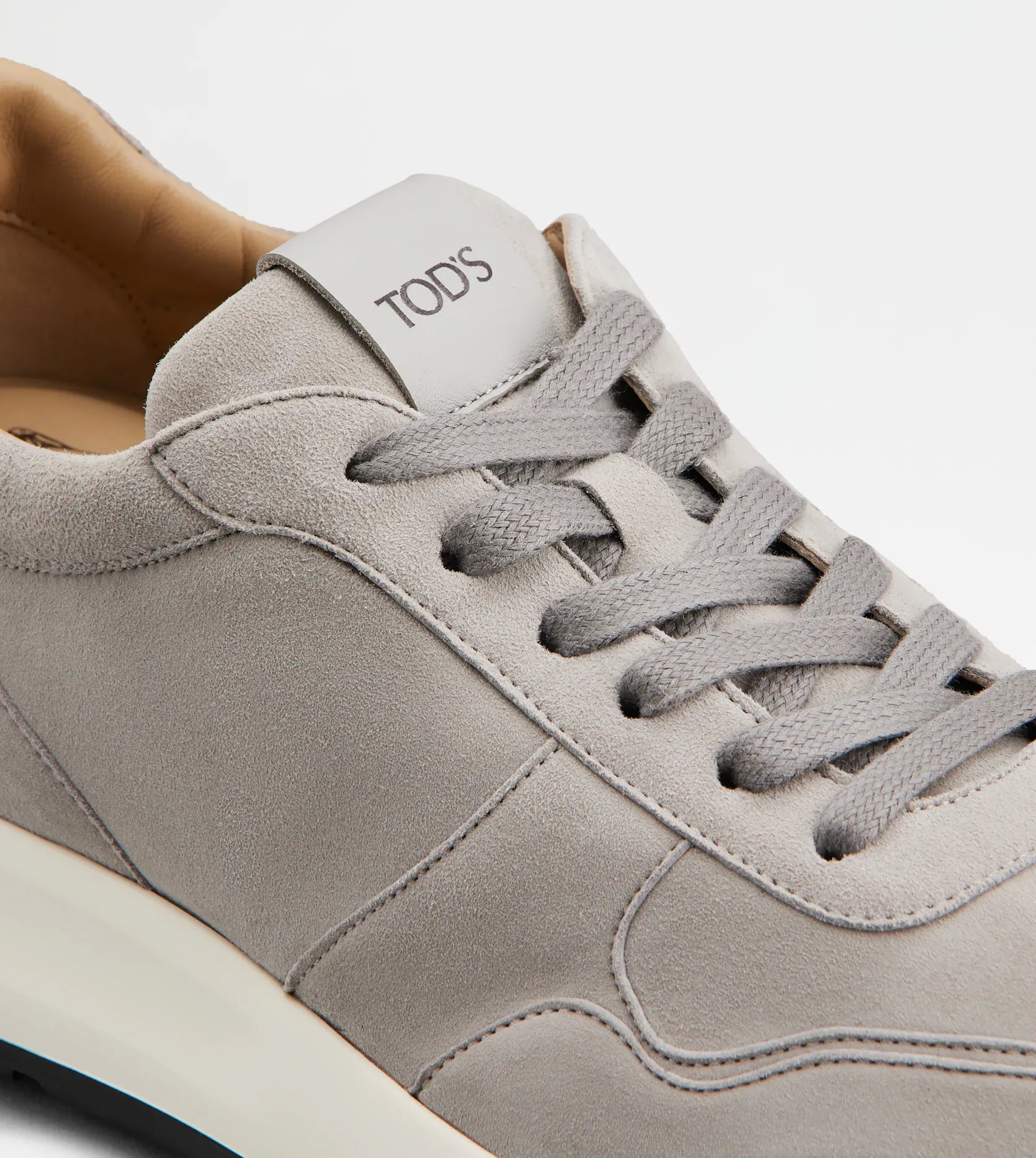 Tod's Red Dot Sneakers in Pashmy Suede
