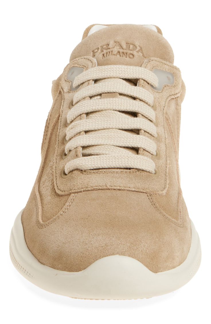 Prada America's Cup Suede Sneaker (Like New)