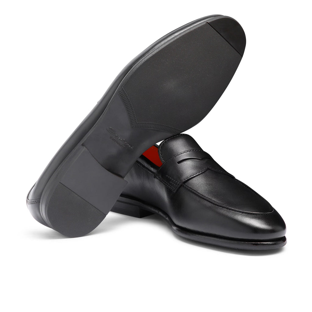 Santoni Men's Carlo Penny Loafer (Like New )