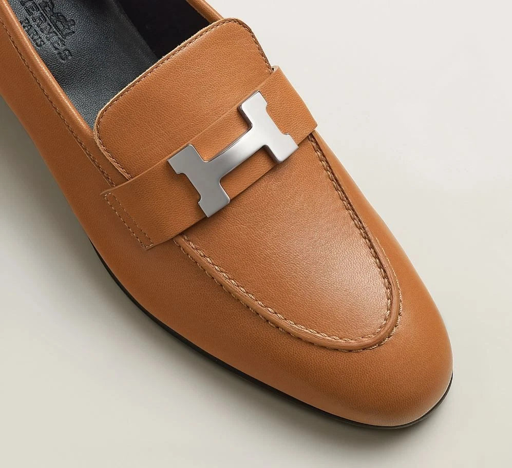 Hermes RNC Paris Loafer Gold Silver (Like New)