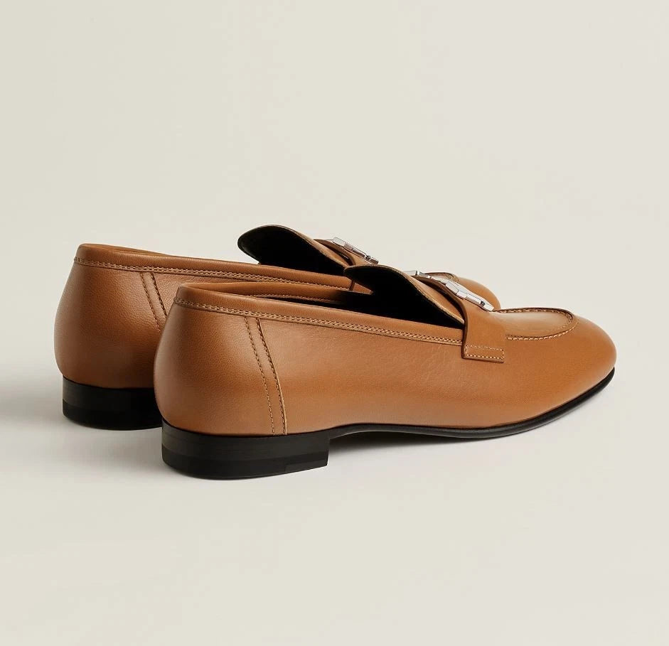 Hermes RNC Paris Loafer Gold Silver (Like New)