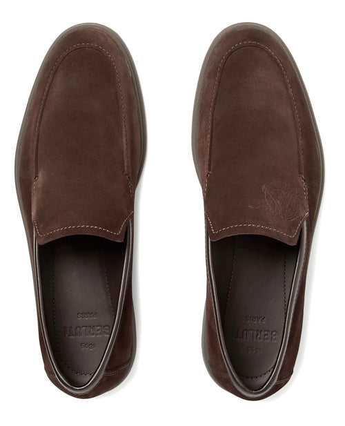 Berluti Paris Latitude Scritto Suede Loafers(Pre Owned)